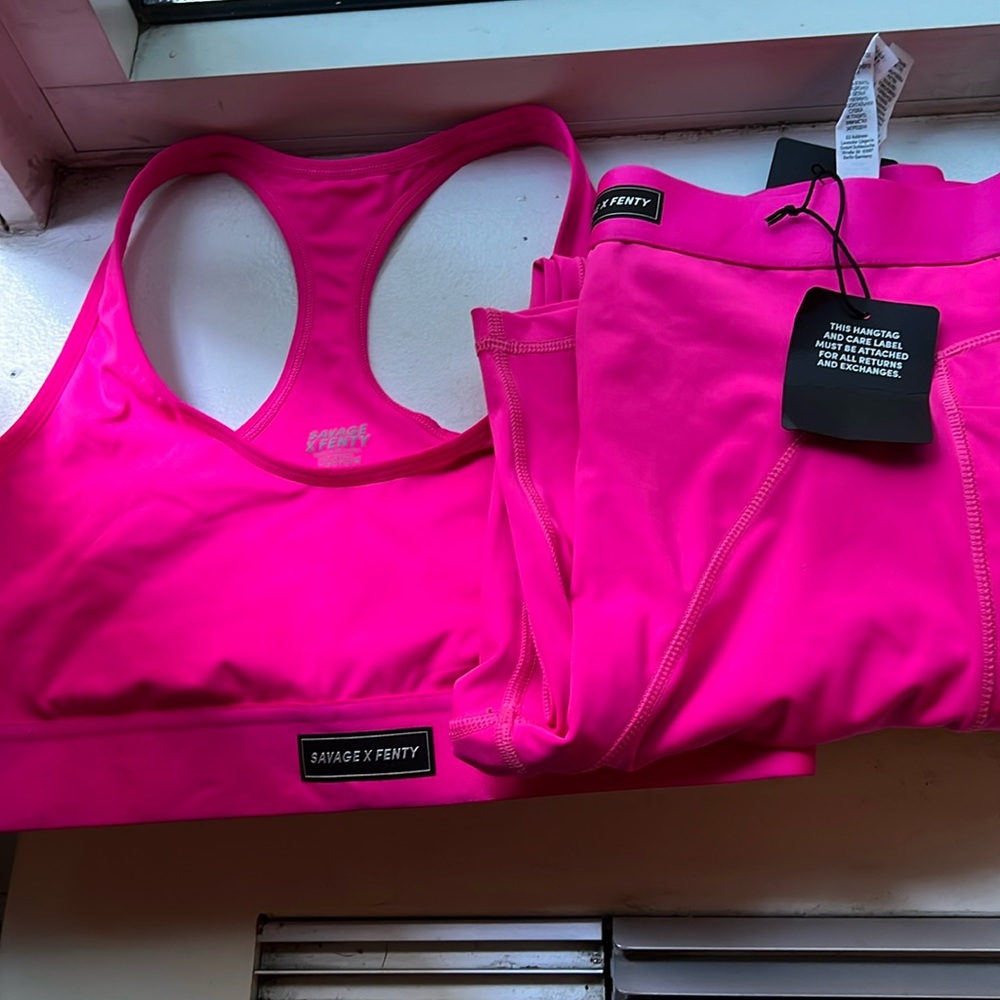 Savage x Fenty workout set